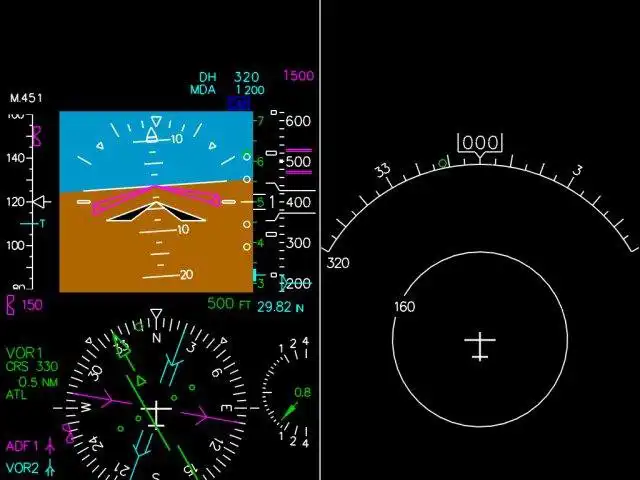 Mag-download ng web tool o web app na CRJ Glass Cockpit (RJGlass) para tumakbo sa Linux online