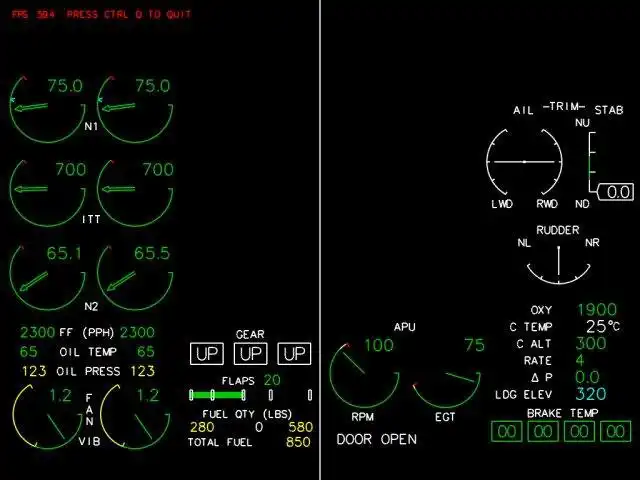 ابزار وب یا برنامه وب CRJ Glass Cockpit (RJGlass) را برای اجرا در لینوکس به صورت آنلاین دانلود کنید