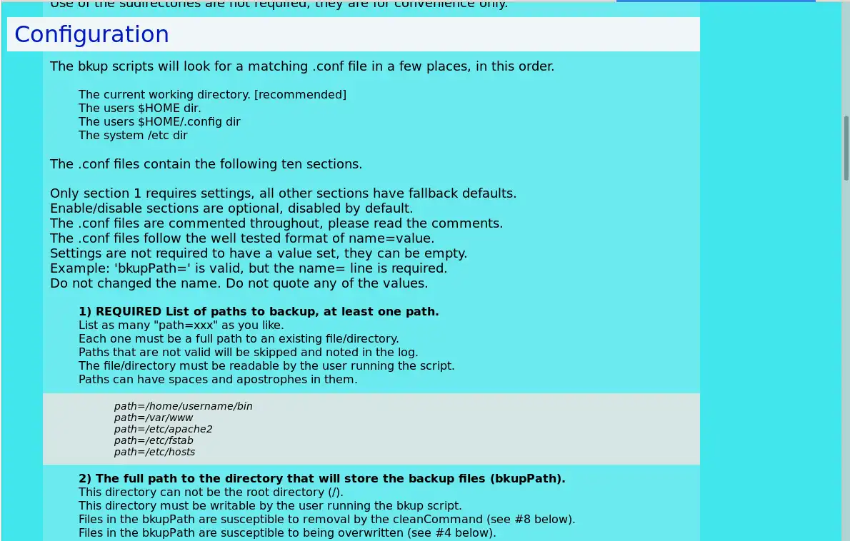 Download web tool or web app cronBackUp