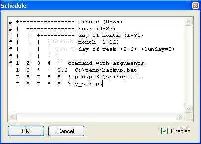 Download web tool or web app Cron Script Manager for Windows