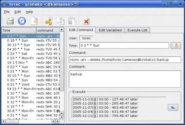 Download web tool or web app crontab utility for Qt4