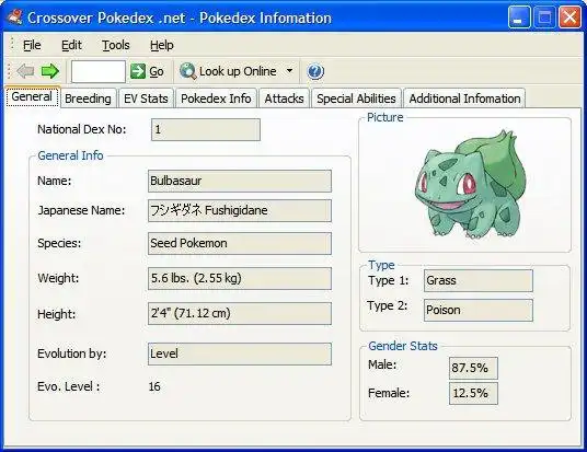 Download web tool or web app Crossover Pokdex .net to run in Windows online over Linux online