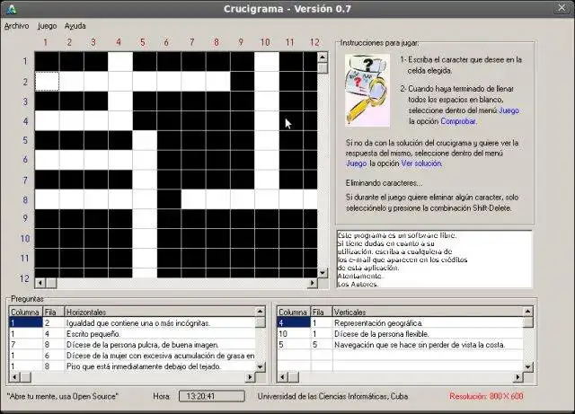 Download web tool or web app Crossword to run in Windows online over Linux online