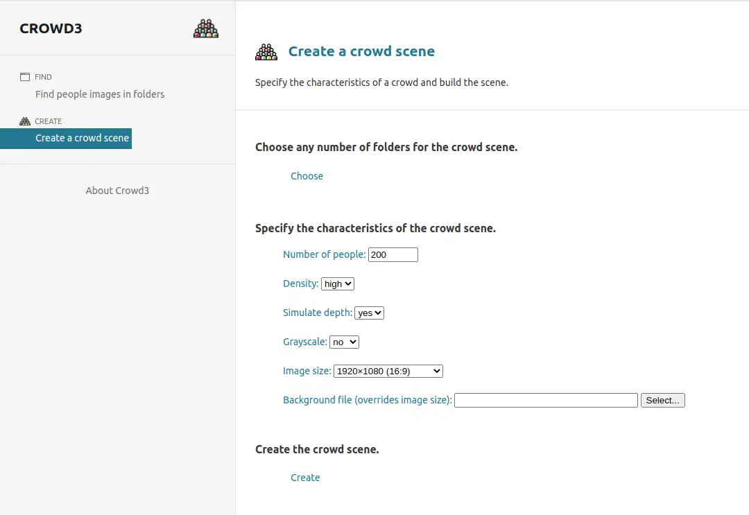 Web aracını veya web uygulamasını indirin Crowd3