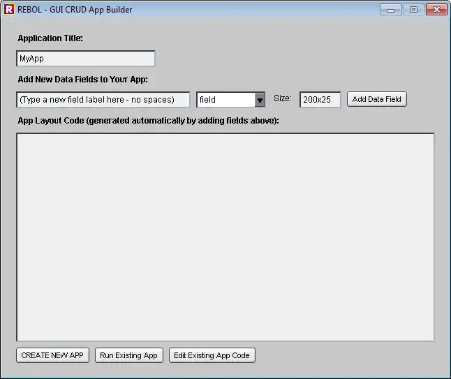 Download webtool of webapp Crud Builder