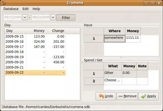 Mag-download ng web tool o web app Crumena