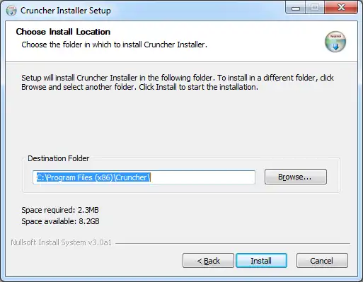 Download web tool or web app Cruncher