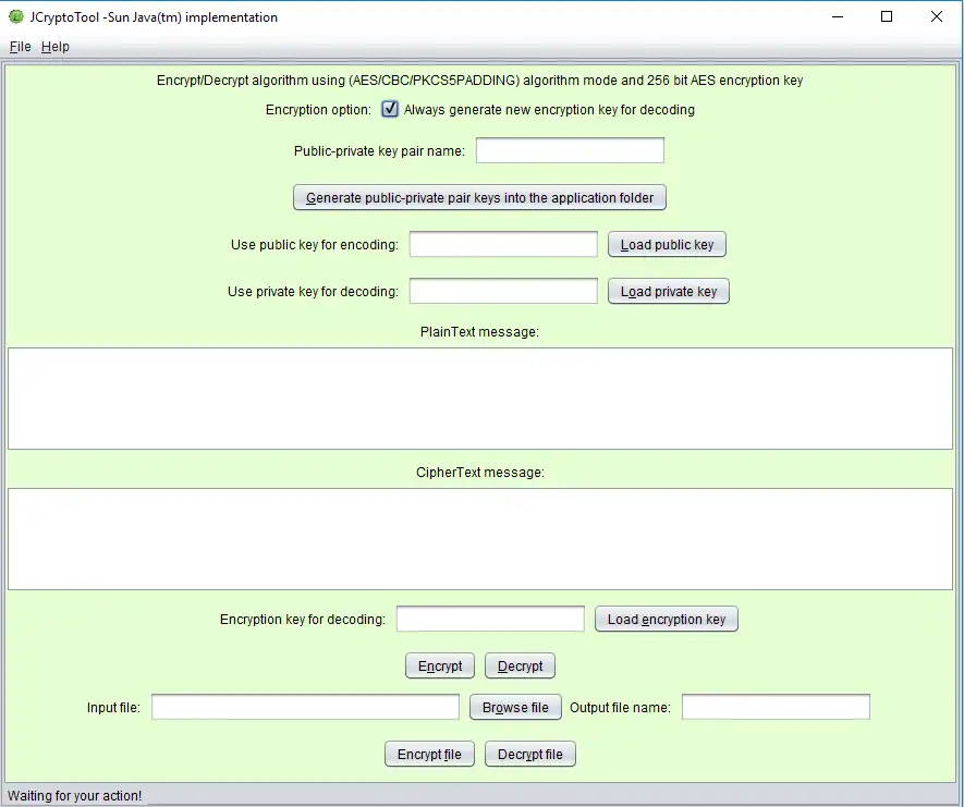 Muat turun alat web atau aplikasi web CryptoToolsPack