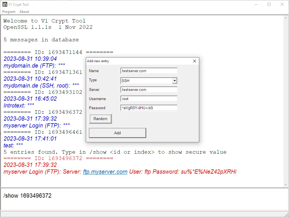 Download de webtool of webapp Crypt Tool