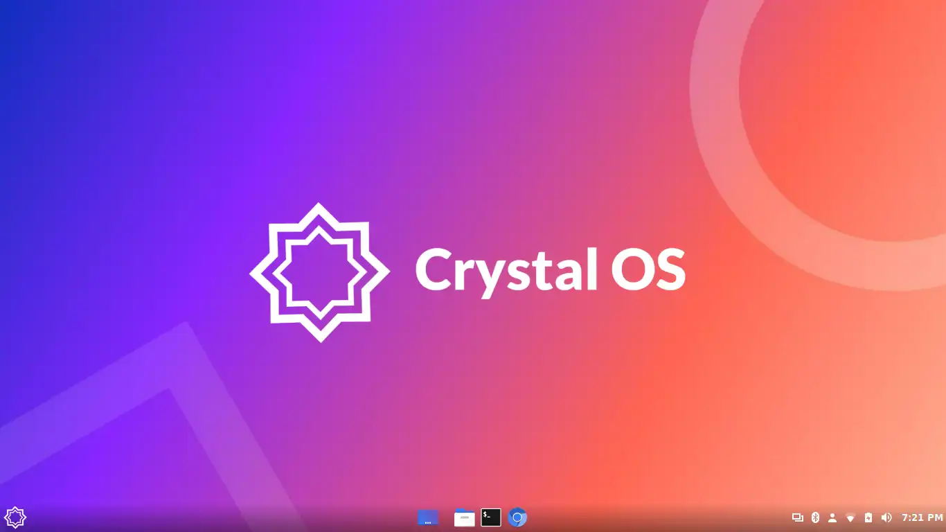 הורד כלי אינטרנט או אפליקציית אינטרנט Crystal OS