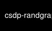 Run csdp-randgraph in OnWorks free hosting provider over Ubuntu Online, Fedora Online, Windows online emulator or MAC OS online emulator