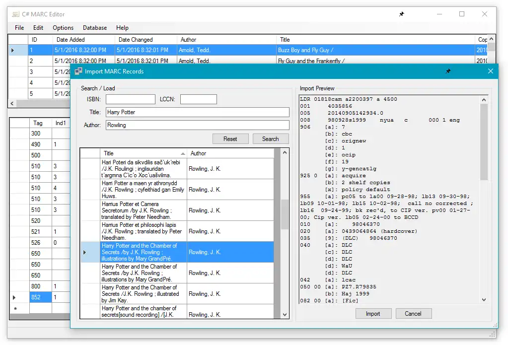 Mag-download ng web tool o web app na CSharp MARC