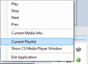 Download web tool or web app CS Media Player