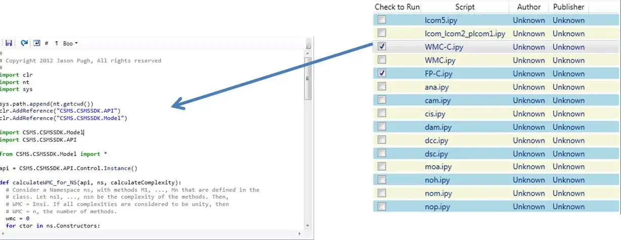 Download web tool or web app CSMS Professional - Roslyn