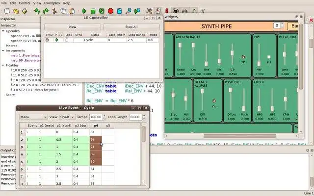 Scarica lo strumento web o l'app web CsoundQt