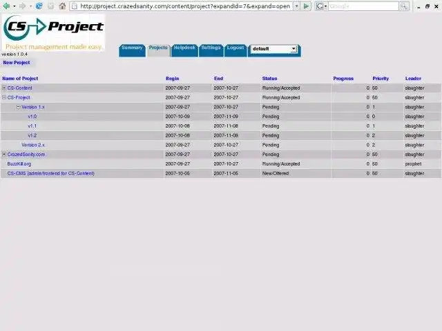 Download web tool or web app CS-Project