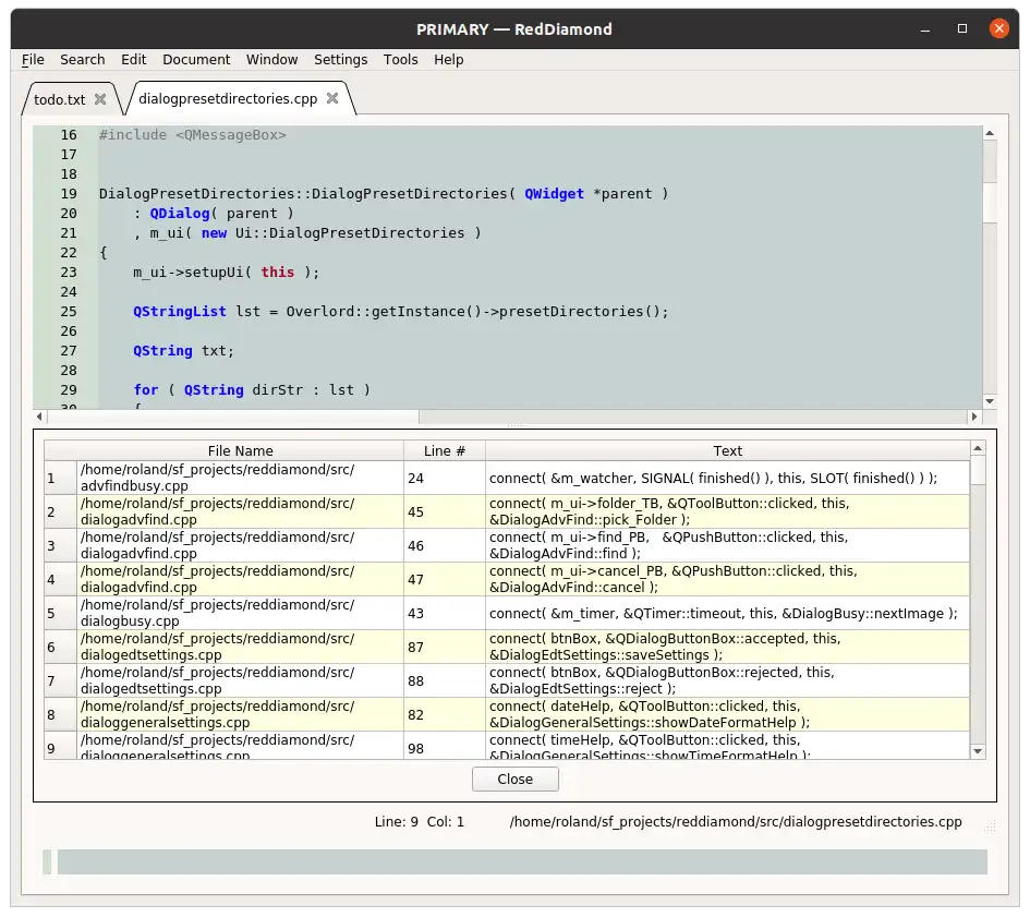 Unduh alat web atau aplikasi web CsScintilla