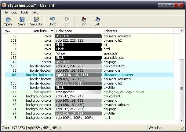 Download web tool or web app CSSTint