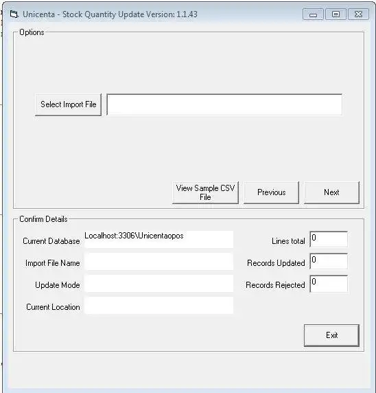 Descargue la herramienta web o la aplicación web CSV Importer para Unicenta