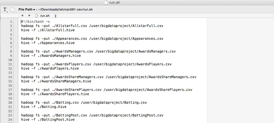 Download web tool or web app CSVTOHIVE