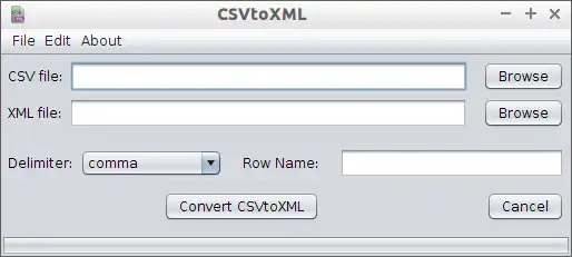 Download web tool or web app CSVtoXML
