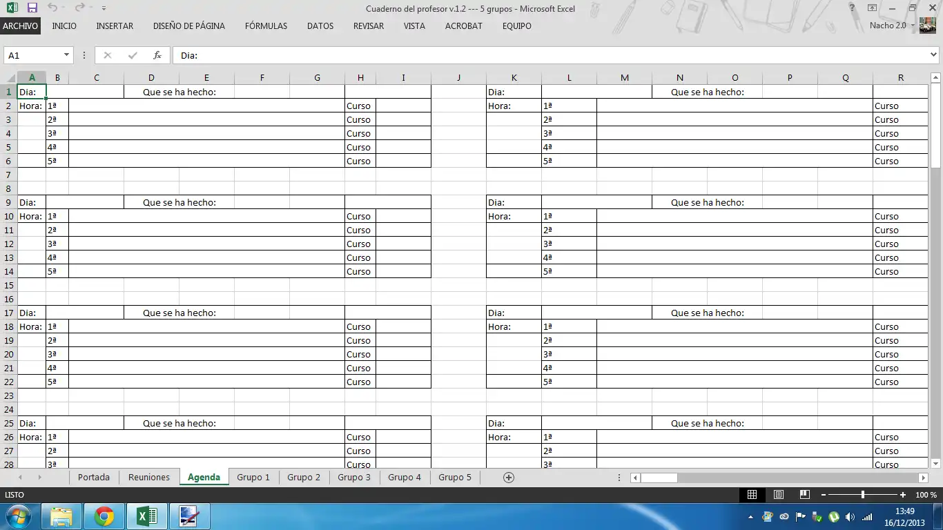 വെബ് ടൂൾ അല്ലെങ്കിൽ വെബ് ആപ്പ് Cuaderno del profesor ഡൗൺലോഡ് ചെയ്യുക