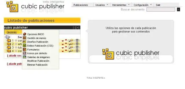 Descargue la herramienta web o la aplicación web cubic Publisher