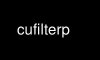 Execute cufilterp no provedor de hospedagem gratuita OnWorks no Ubuntu Online, Fedora Online, emulador online do Windows ou emulador online do MAC OS