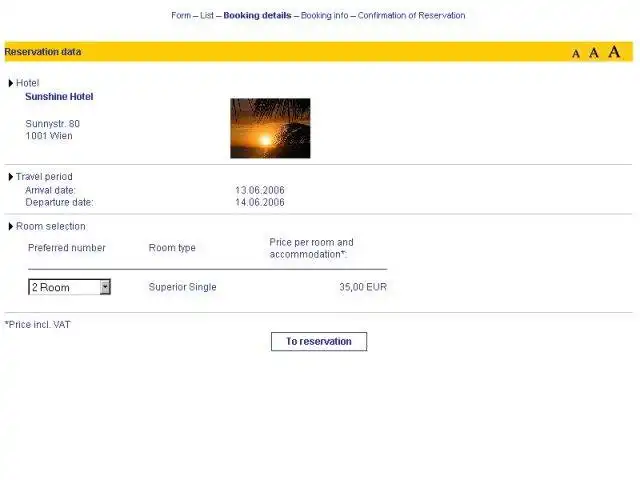 Download web tool or web app CultBooking Hotel Booking System