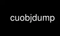 Run cuobjdump in OnWorks free hosting provider over Ubuntu Online, Fedora Online, Windows online emulator or MAC OS online emulator