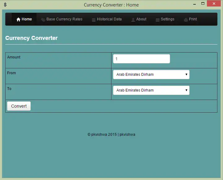 Download web tool or web app Currency Converter