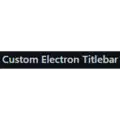 Free download Custom Electron Titlebar Windows app to run online win Wine in Ubuntu online, Fedora online or Debian online