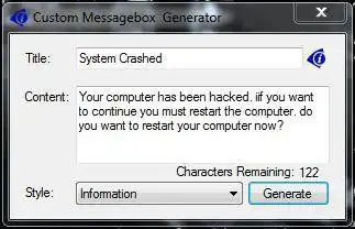 Download web tool or web app Custom Messagebox Generator