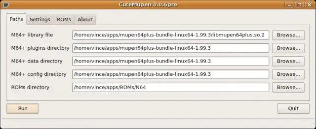 Завантажте веб-інструмент або веб-програму CuteMupen для роботи в Windows онлайн через Linux онлайн