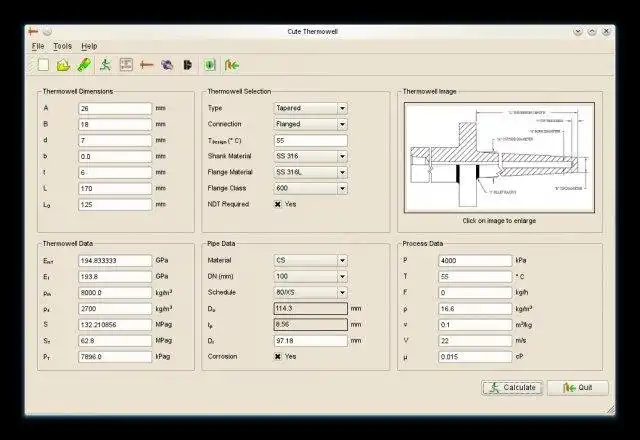 Download web tool or web app Cute Thermowell