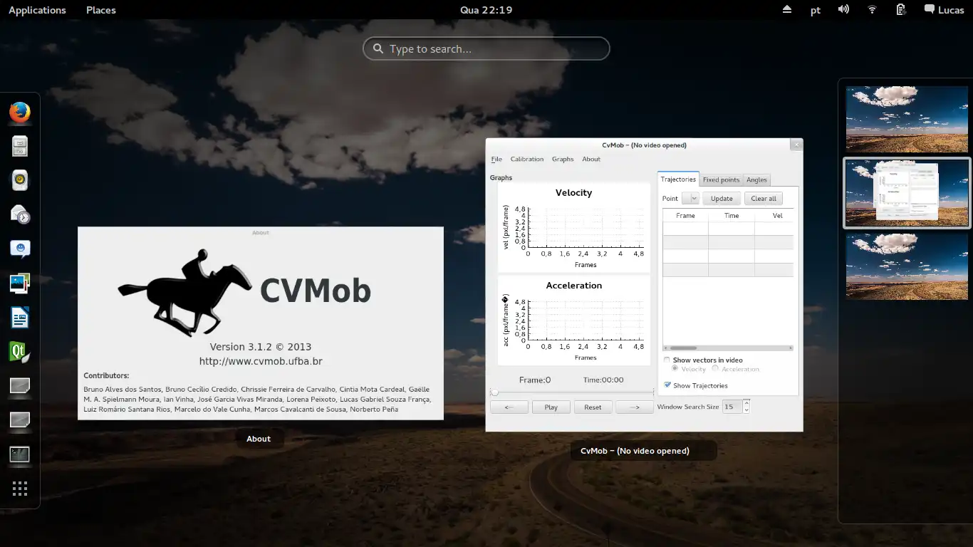 Download web tool or web app CvMob to run in Windows online over Linux online