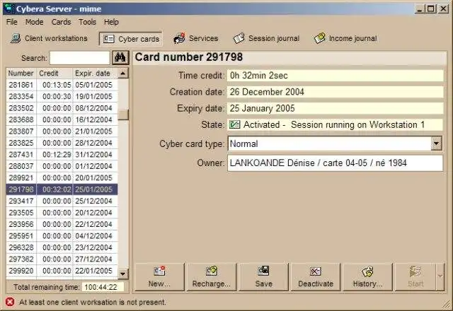 Télécharger l'outil Web ou l'application Web Cybera - Administration du cybercafé