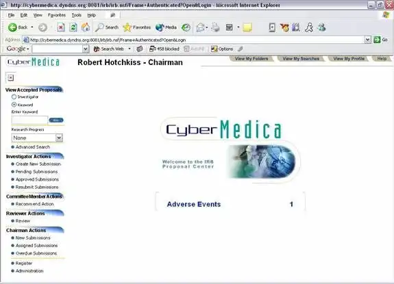 Download web tool or web app CyberMedica