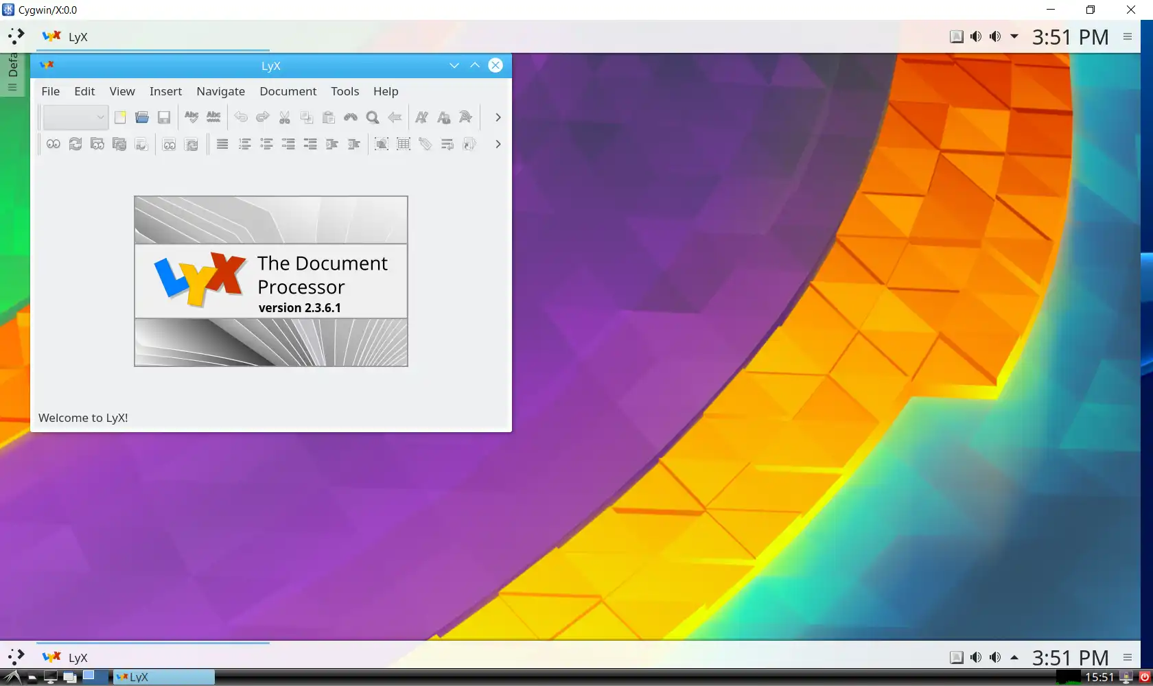 Download web tool or web app cygWinux