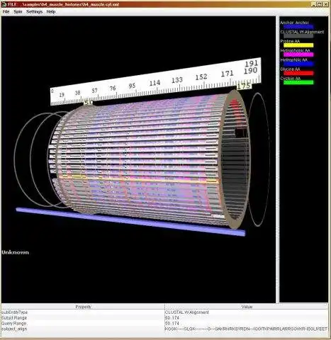 Download web tool or web app Cylindrical BLAST Viewer to run in Windows online over Linux online