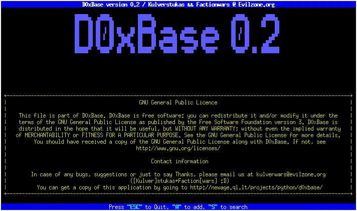 Laden Sie das Web-Tool oder die Web-App D0xBase herunter