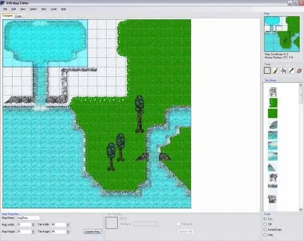 Download web tool or web app D2D Map Editor