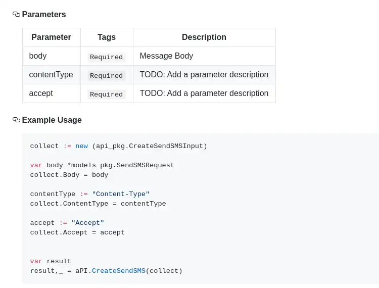 Download web tool or web app D7 SMS - Go SDK