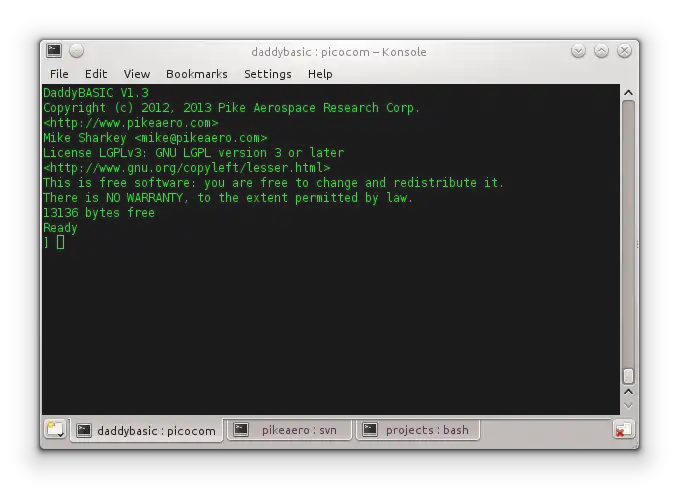 Download web tool or web app DaddyBASIC