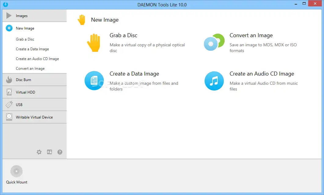 Télécharger l'outil Web ou l'application Web Daemon Tools Lite