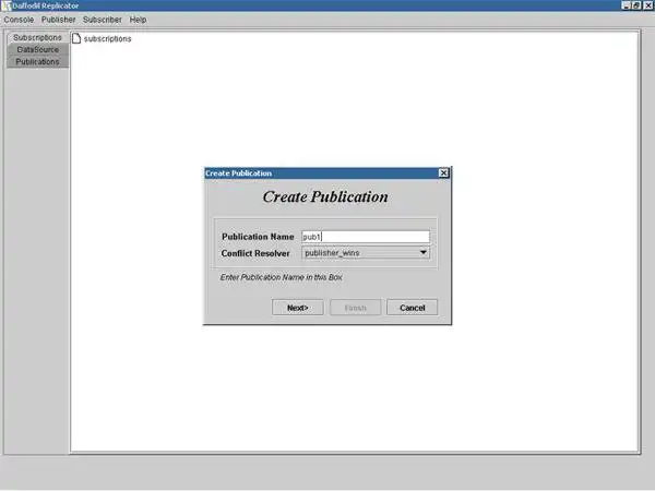 Download webtool of webapp Daffodil Replicator