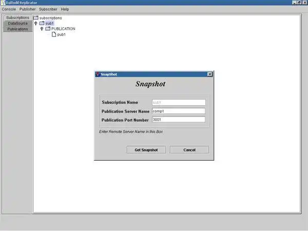 Download webtool of webapp Daffodil Replicator