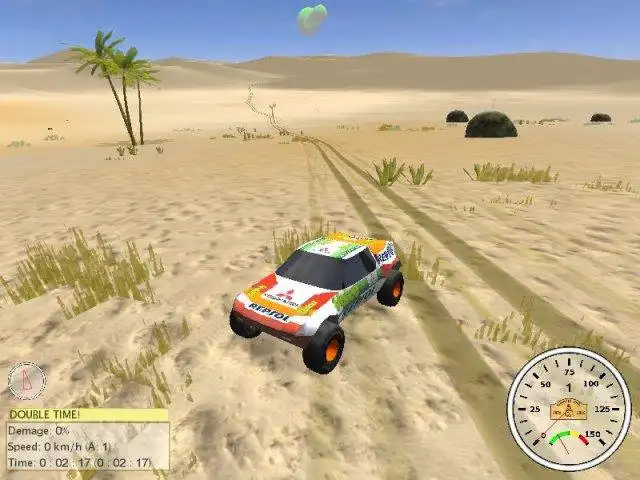 Descărcați instrumentul web sau aplicația web Dakar 2010 Game pentru a rula online în Linux