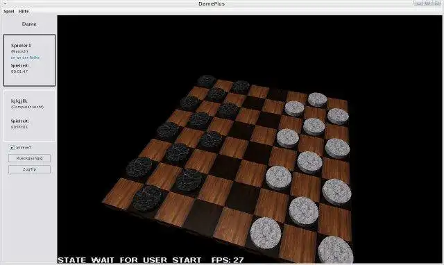 웹 도구 또는 웹 앱 다운로드 DamePlus - Linux 온라인을 통해 Windows 온라인에서 실행할 수 있는 체커 게임