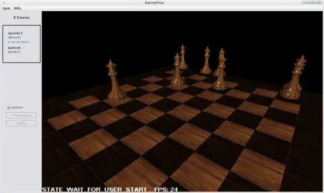 Download web tool or web app DamePlus - A checkers game to run in Windows online over Linux online